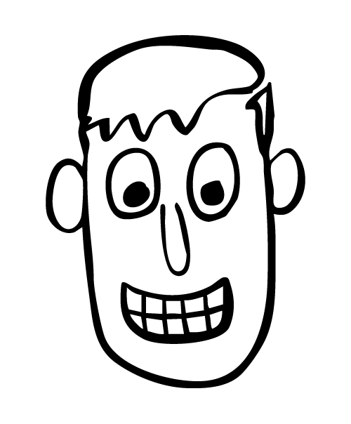 Sourire dents - Particules en suspension