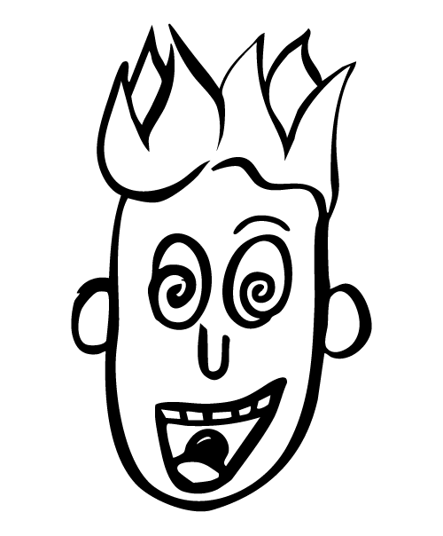 Bonbons spirales - Particules en suspension